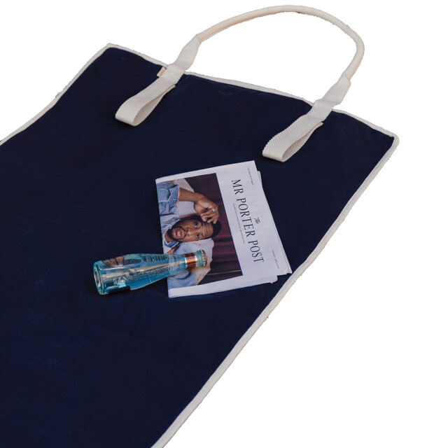 Vinga Volonne bewust gerecycled canvas strandmat UTXD740_blue large