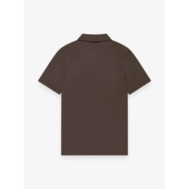 Valenza Supima polo zip collar s/s ebony 161587127 large