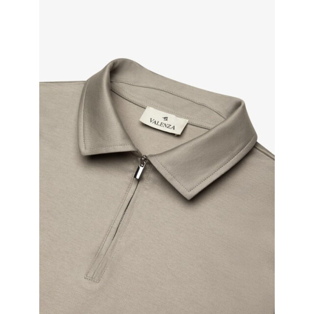 Valenza Supima polo zip collar s/s lead 161587226 large