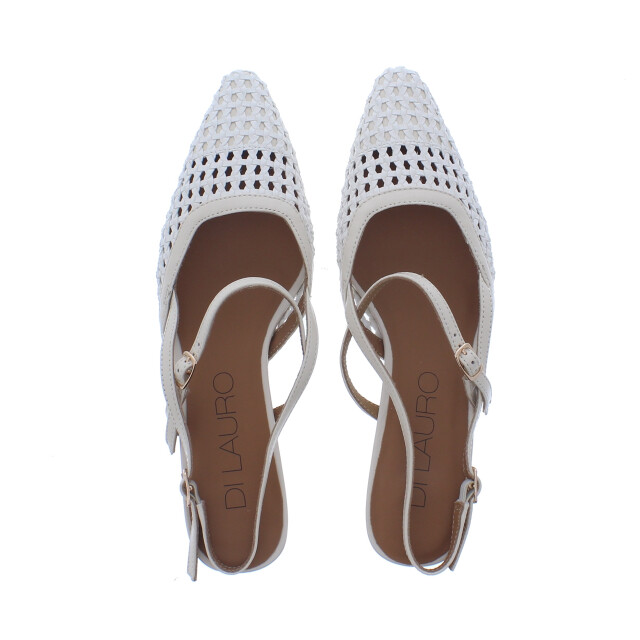 Di Lauro Dania vlecht open hiel | maat: | | dames | leer 111088 large