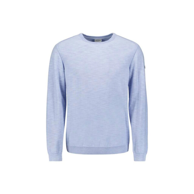 No Excess Pullover crewneck garment dyed + st blue 31210102-030 large