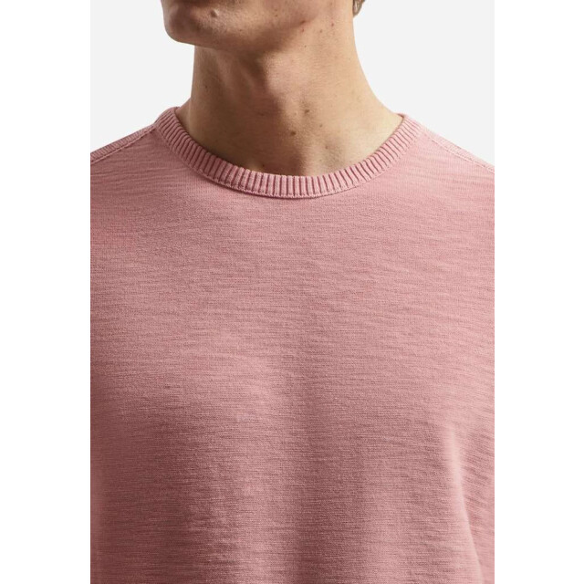No Excess Pullover crewneck garment dyed + st light mauve 31210102-346 large