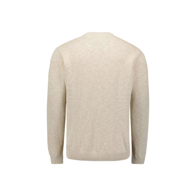 No Excess Pullover crewneck slub with linen desert 31210205-045 large