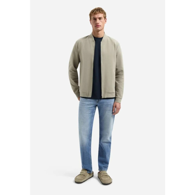 No Excess Sweater full zipper relief taupe 31100105-044 large