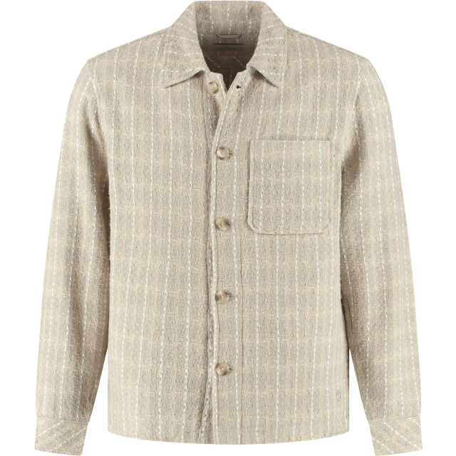 Dstrezzed Lino check overshirt 155004-251 large