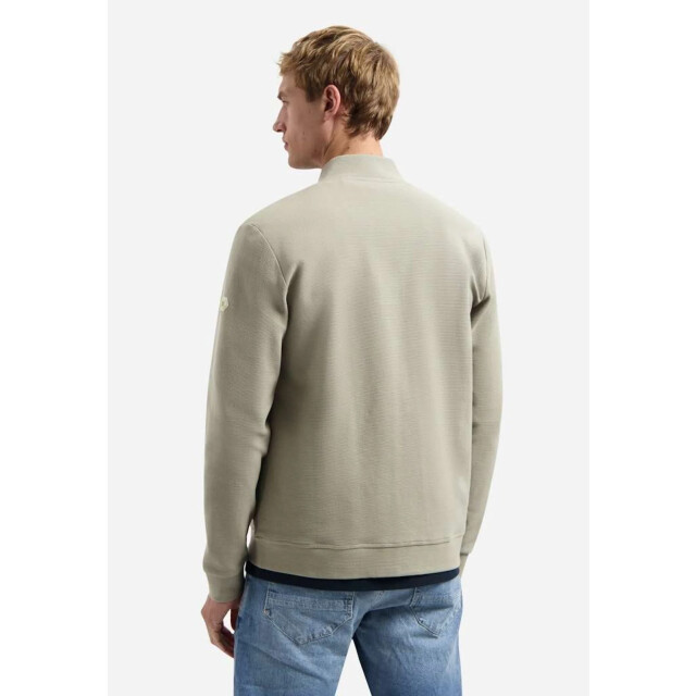 No Excess Sweater full zipper relief taupe 31100105-044 large