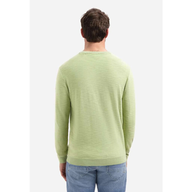 No Excess Pullover crewneck garment dyed + st green 31210102-050 large
