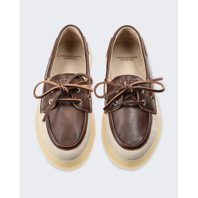 Copenhagen Dames cph160 loafer CPH160-Brown/Cream large