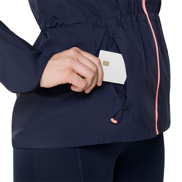 Asics road packable jacket jack running dames - 074766_200-L large