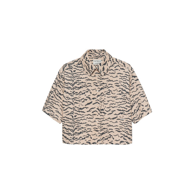 Catwalk Junkie 2601021610 tiger denim blouse 2601021610 Tiger denim blouse large