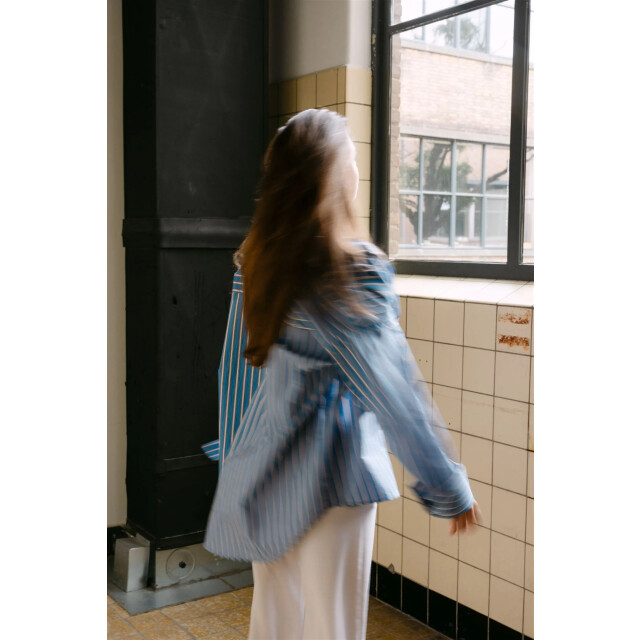 Aimee The Label blouse lm rhode blue stripe 06615.241.0037 large