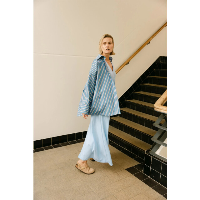 Aimee The Label blouse lm rhode blue stripe 06615.241.0037 large