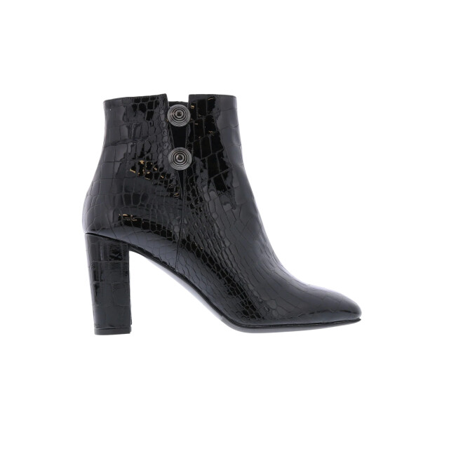 Albano Dames patent croco booty A19-1072-black large