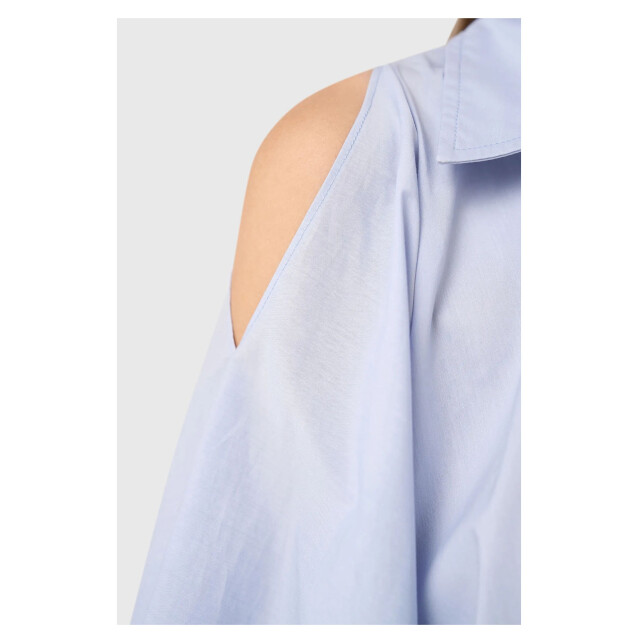 Janice Pofmouw cut out blouses stone Stone large