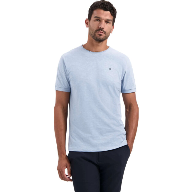 No Excess T-shirt crewneck slub dusty blue N3602-138 large