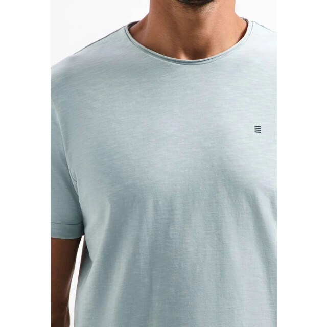 No Excess T-shirt crewneck slub smoke N3602-049 large