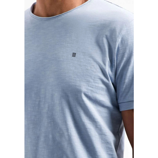 No Excess T-shirt crewneck slub dusty blue N3602-138 large