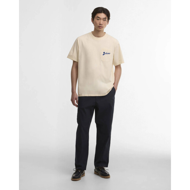 Barbour links os t-shirt mts1556 be13 neutral 05011.172.0004 large