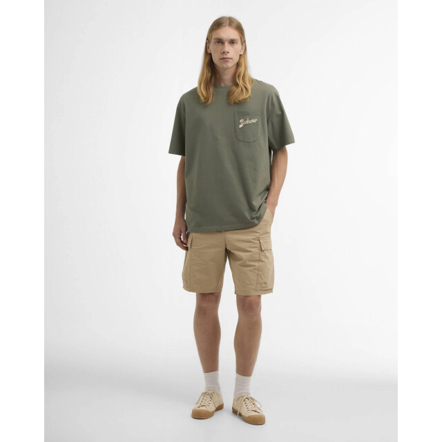 Barbour links os t-shirt mts1556 gn68 green slate 05011.369.0318 large