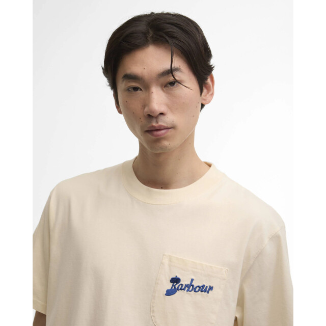 Barbour links os t-shirt mts1556 be13 neutral 05011.172.0004 large