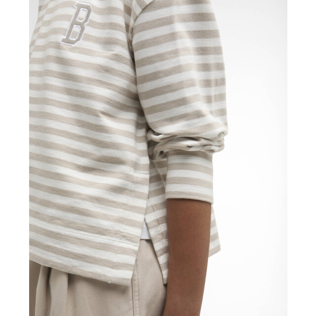 Barbour gabby sweatshirt lol0669 be72 mist stripe 06721.112.0022 large