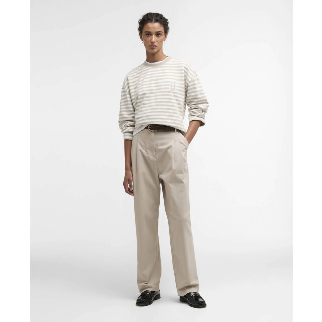 Barbour gabby sweatshirt lol0669 be72 mist stripe 06721.112.0022 large