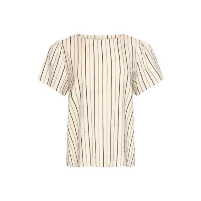 Smashed Lemon Luchtige top met verticale streep print | 8718679009201 large