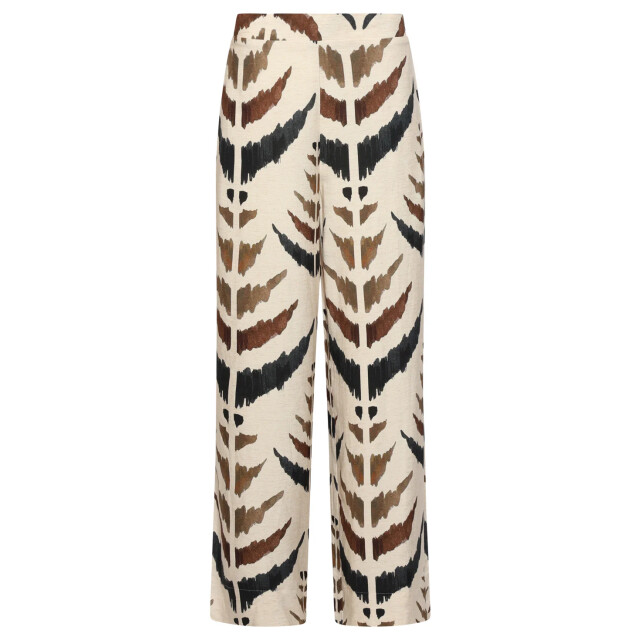 Smashed Lemon Wijde broek met grafische aztec print | 8718679003049 large