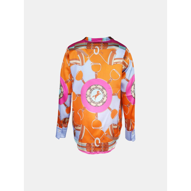 Mucho Gusto ® blouse monza belt paard elegantie MUCHO GUSTO® Blouse Monza Belt Paard Elegantie large