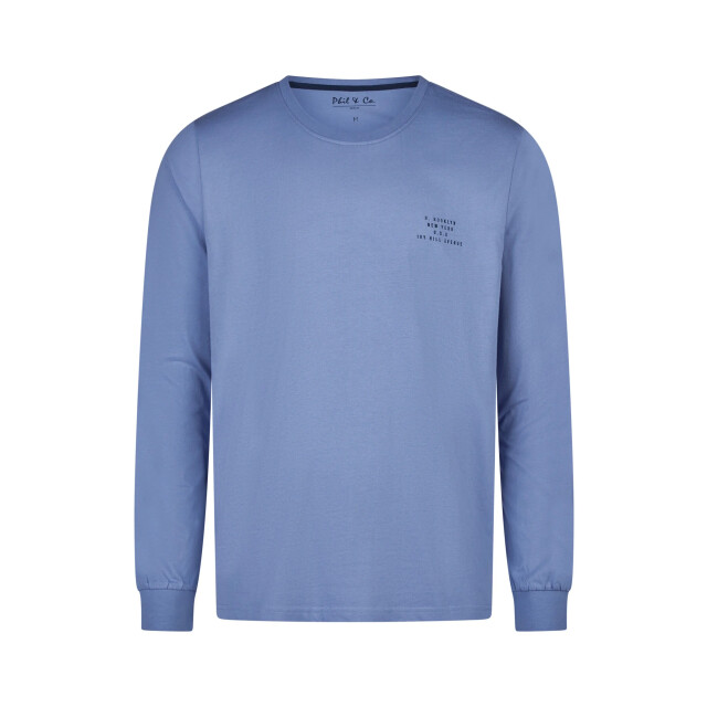 Phil & Co Heren pyjamashirt lange mouw PH-853-4 large