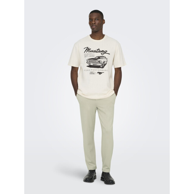 Only & Sons Onsmark tapered 0209 pants beige 5109.05.0018 large