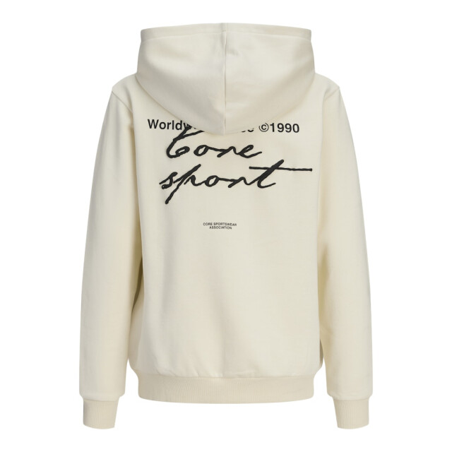 Jack & Jones Jcodust script sweat hood sa26 jnr ecru 3209.03.0005 large