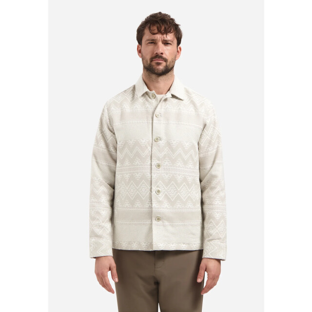 No Excess Heren overshirt 31510112 044 No Excess Overshirt 31510112 044Taupe large