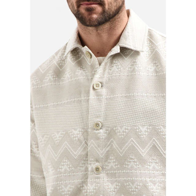 No Excess Heren overshirt 31510112 044 No Excess Overshirt 31510112 044Taupe large