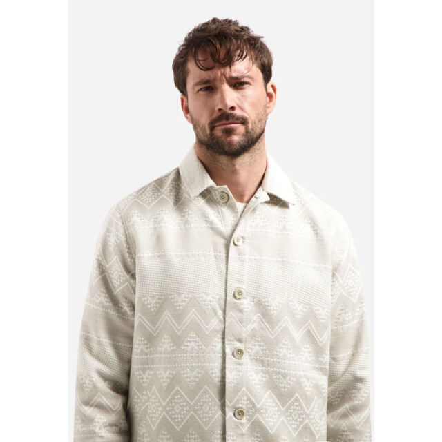 No Excess Heren overshirt 31510112 044 No Excess Overshirt 31510112 044Taupe large