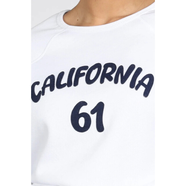 Penn & Ink S26t1232 01-505 penn en ink sweater print white night S26T1232 01-505 large