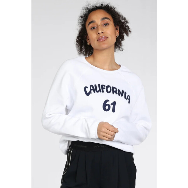 Penn & Ink S26t1232 01-505 penn en ink sweater print white night S26T1232 01-505 large