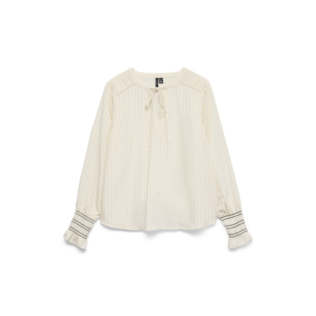 Vero Moda vmmillie ls top wvn ga 10340578 birch stripes 06615.198.0139 large