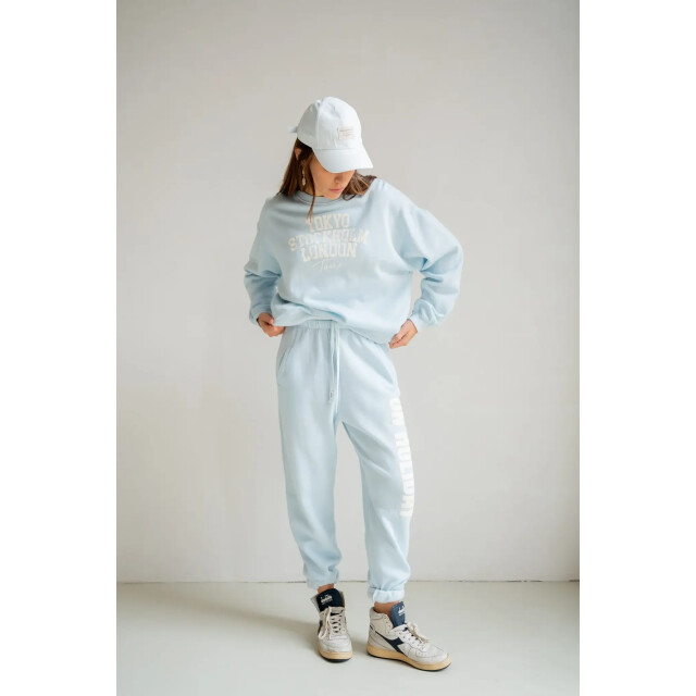 Penn & Ink S26f1828 568-05 penn en ink trousers print skyrider ecru S26F1828 568-05 large