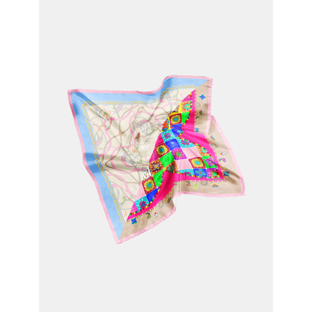 Mucho Gusto ® scarf burano patchwork elegance MUCHO GUSTO® Sjaal Burano Small Patchwork Dreams large