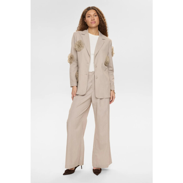 Nümph Nufloria pants 706509 chateau grey melange 706509 large