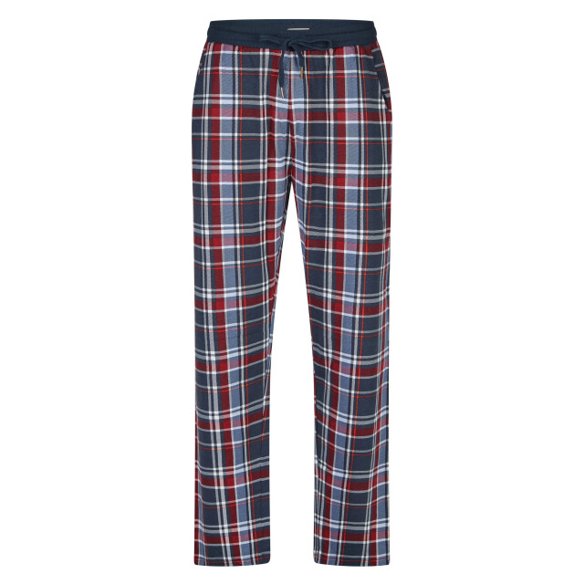 Phil & Co Essential heren pyjama set korte mouw blauw/rood geruit PH-850-4+852-4 large