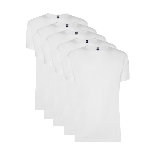 Alan Red Heren giftbox ondershirt derby t-shirt ronde hals 5-pack effen AR-6619/5 large