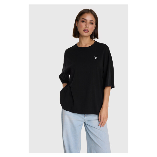 Alix The Label Ladies knitted faded lx t-shirt t-shirts 2602819652 2602819652 large