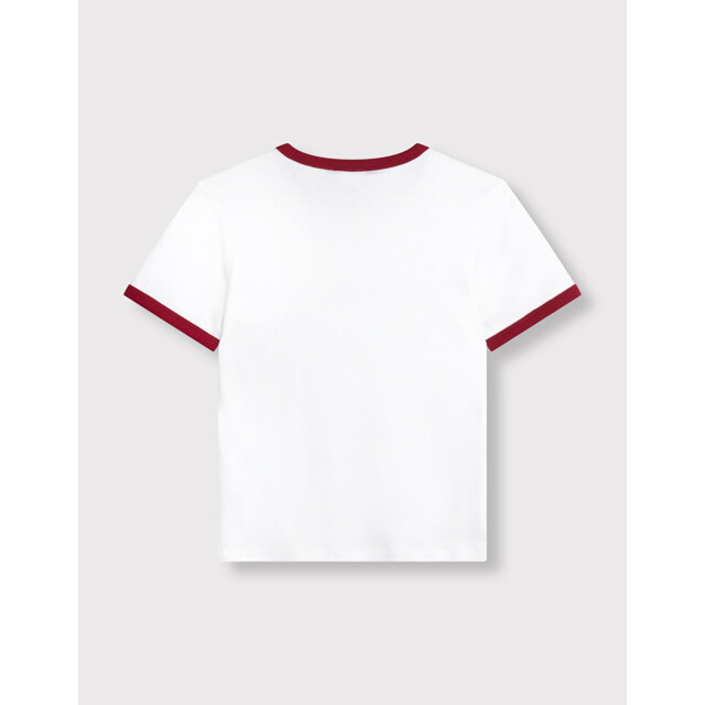 Alix The Label Ladies knitted ringer t-shirt t-shirts 2602884612 2602884612 large