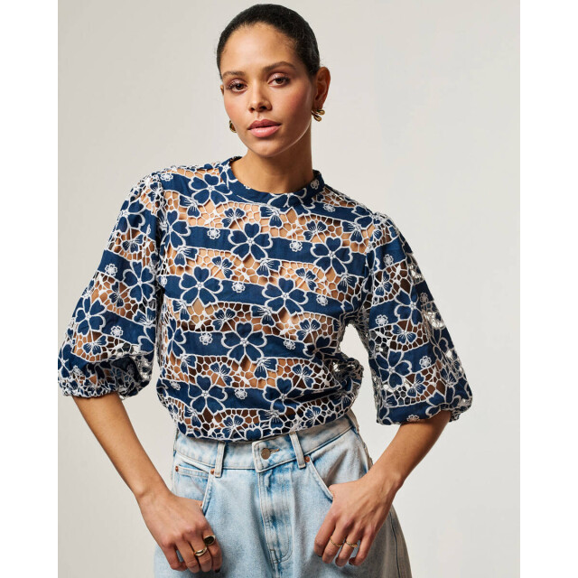 Aaiko Blouse lange mouw shaila pes 526 Aaiko Blouse lange mouw SHAILA PES 526 large