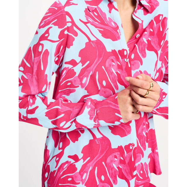 Pom Amsterdam Blouse korte mouw sp9497 Pom Amsterdam Blouse korte mouw SP9497 large