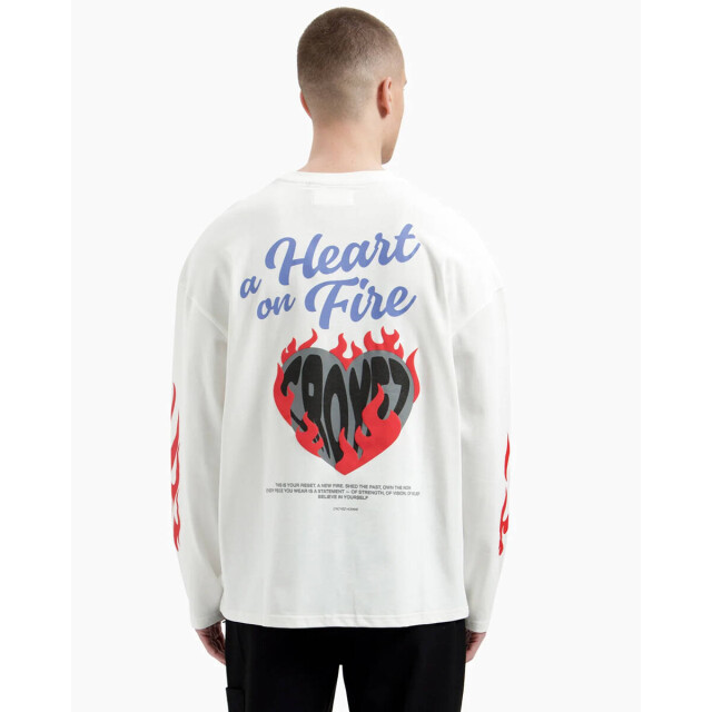 Croyez Homme T-shirt lange mouw crb30026007 Croyez Homme T-shirt lange mouw CRB30026007 large