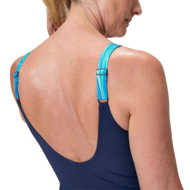 Speedo print luna lustre 1p wedstrijd badpak dames - 073155_230-40 large