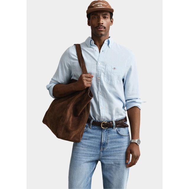 Gant Overhemd heren overoverhemd van linnenmix 3250082/450 205871 large